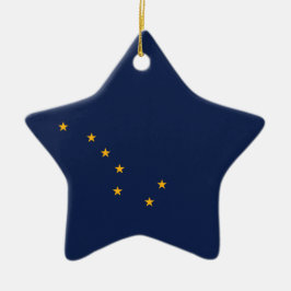 Alaska-Flagge Keramikornament