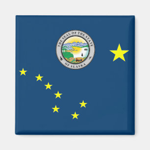 Alaska-Flagge Magnet