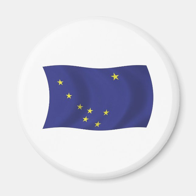 Alaska-Flagge-Magnet Magnet (Vorne)