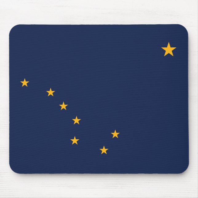 Alaska-Flagge-Mauspad Mousepad (Vorne)
