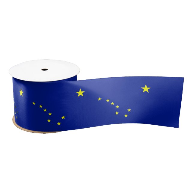 Alaska-Flagge Satinband (Spule)