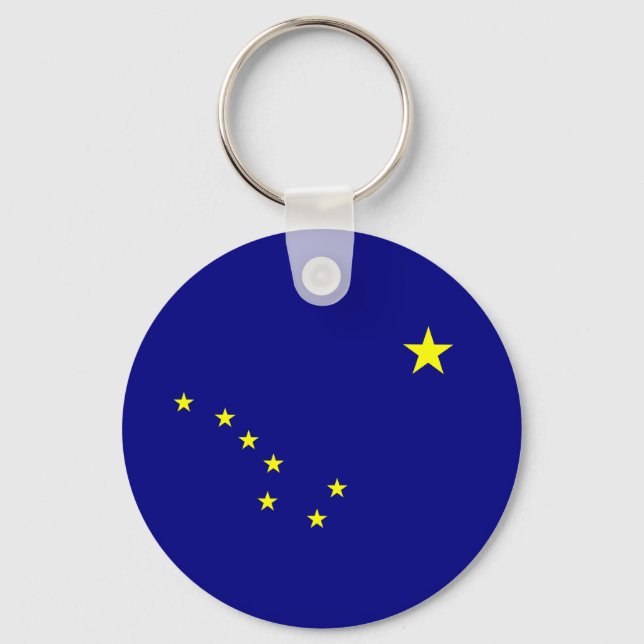 Alaska-Flagge Schlüsselanhänger (Vorderseite)