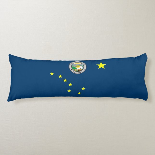 Alaska-Flagge Seitenschläferkissen (Vorderseite)