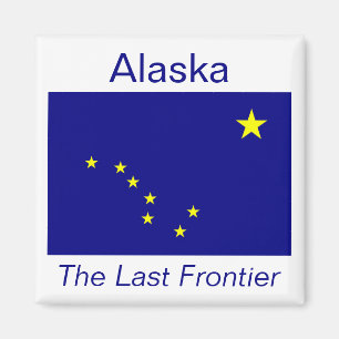 Alaska-Flaggen-Magnet Magnet