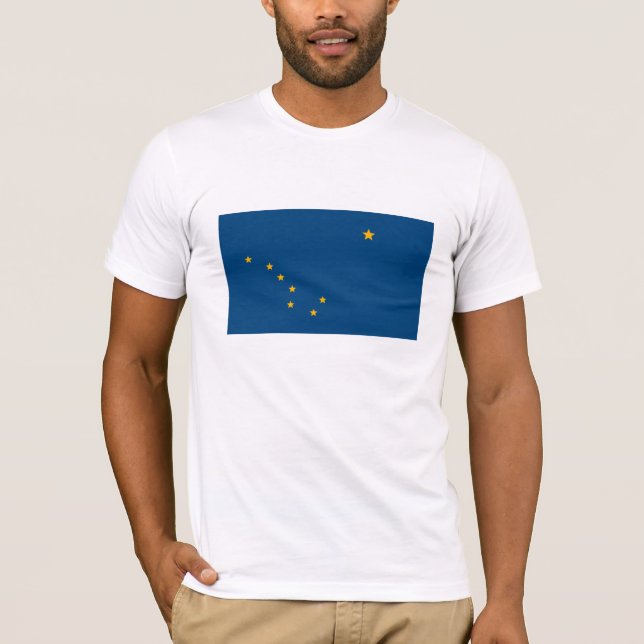 Alaska-Flaggen-T - Shirt (Vorderseite)