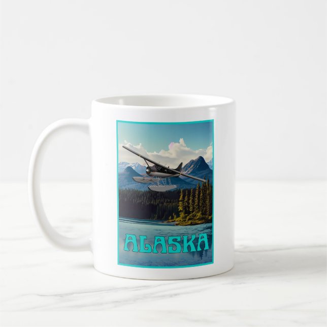 Alaska Float Flugzeug Kaffeetasse (Links)