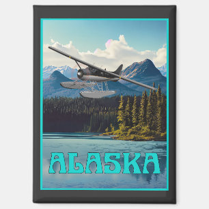 Alaska Float Flugzeug Magnet