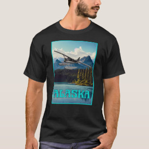 Alaska Float Flugzeug T-Shirt