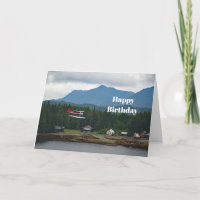 Alaska Floatplane Landschaft Foto Geburtstag