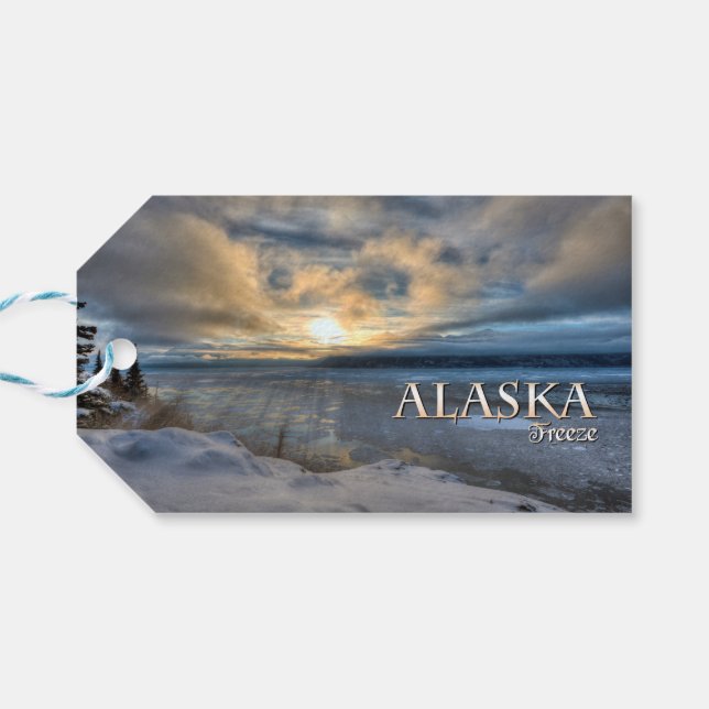 Alaska Freeze Geschenkanhänger (Rückseite Horizontal)