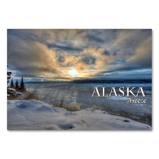 Alaska Freeze Tischnummer (Rückseite)