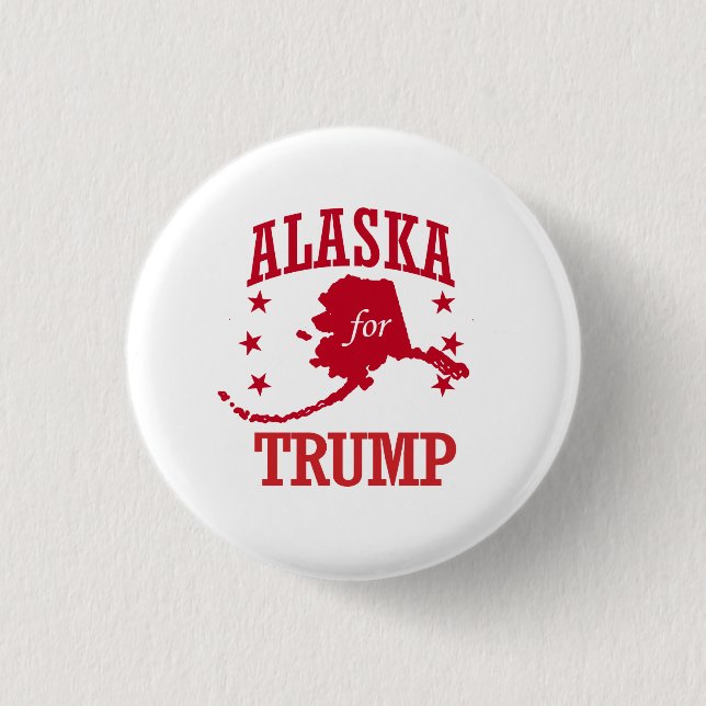 ALASKA FÜR DONALD TRUMP BUTTON (Vorderseite)
