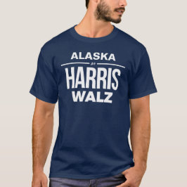 Alaska für Harris Walz T-Shirt