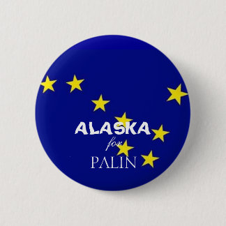 Alaska für Palin Button