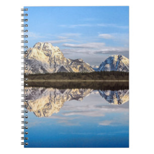Alaska-Gebirgsreflexionsfoto Notizblock