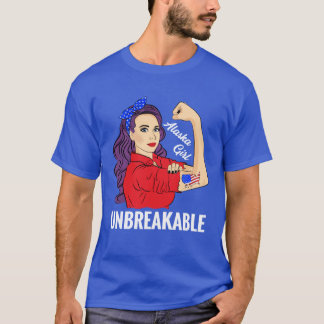 Alaska Girl Unbreakable Women AK State Patriotic G T-Shirt