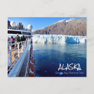 Alaska Glacier Bay Nationalpark Postcard Postkarte