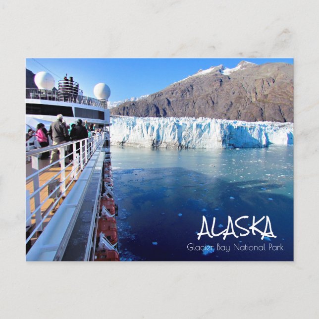 Alaska Glacier Bay Nationalpark Postcard Postkarte (Vorderseite)