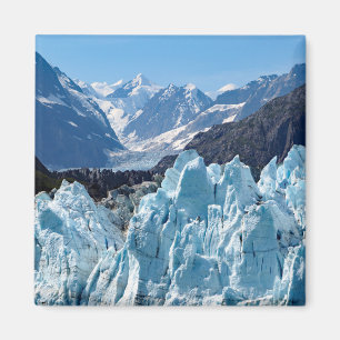 Alaska Gletscher Bucht Landschaftsfoto Magnet