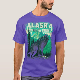 Alaska gray wolf TShirt