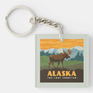 Alaska GrenzElch Schlüsselanhänger