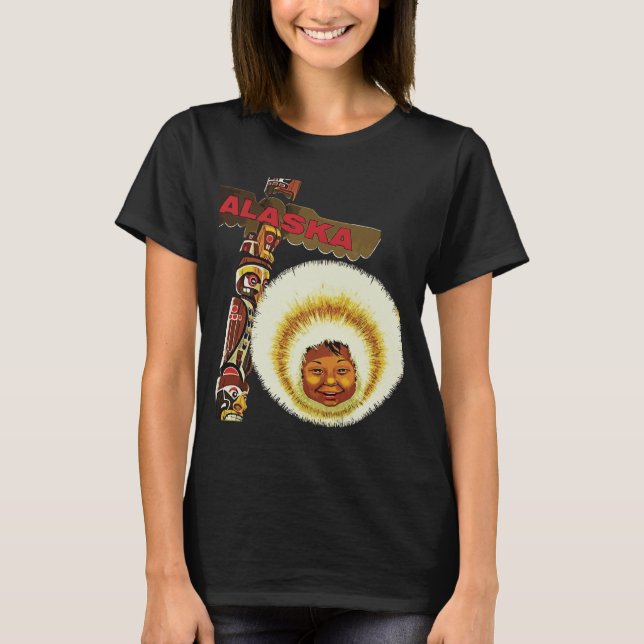 Alaska, Happy Eskimo T-Shirt (Vorderseite)