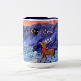 Alaska Holiday Stars Captain Cook Hotel Weihnachte Zweifarbige Tasse