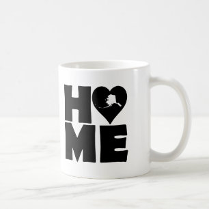 Alaska Home Herz State Becher oder Reisebecher Kaffeetasse