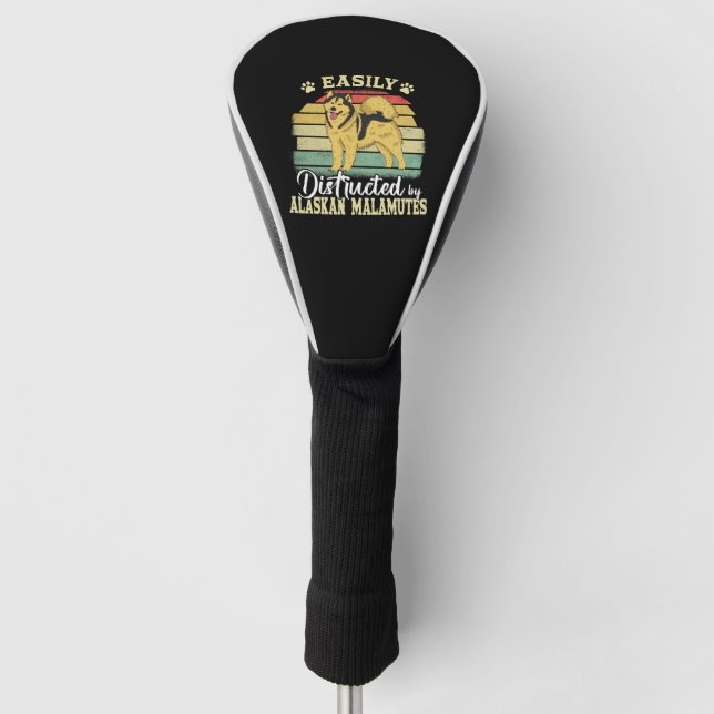 Alaska Hund leicht von Alaskan Malamute zerrüttet Golf Headcover (Vorderseite)