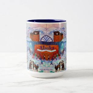 Alaska Husky Baisers centre-ville Tasse d'Anchorag