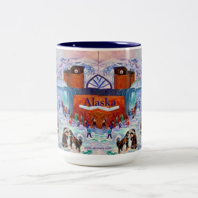 Alaska Husky Baisers centre-ville Tasse d'Anchorag (Centre)