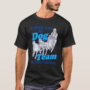 Alaska Husky Schlittenhund Hundeschlittenrennen Hu T-Shirt