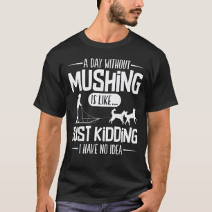 Alaska-Husky-Schlittenhunderennen und Mushing 2 T-Shirt