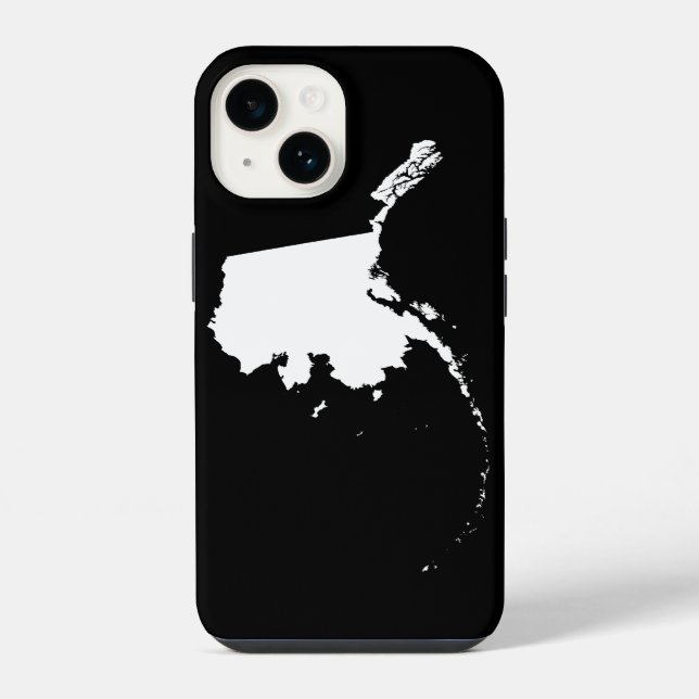 Alaska in Weiß iPhone Hülle (Rückseite)