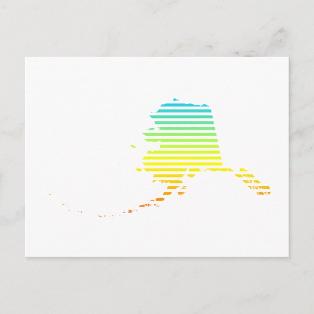 Alaska-Kälteeinbruch Postkarte (Vorderseite)