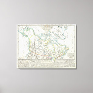 Alaska, Kanada, Grönland Leinwanddruck