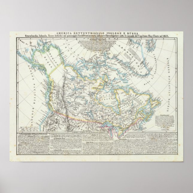 Alaska, Kanada, Grönland Poster (Vorne)