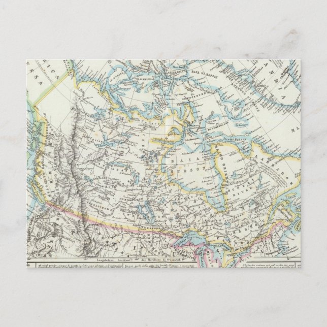 Alaska, Kanada, Grönland Postkarte (Vorderseite)