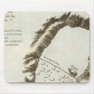 Alaska-Karte Mousepad
