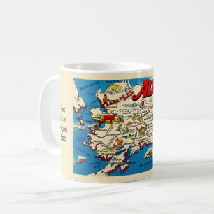 Alaska-Karte Personalisierte Tasse
