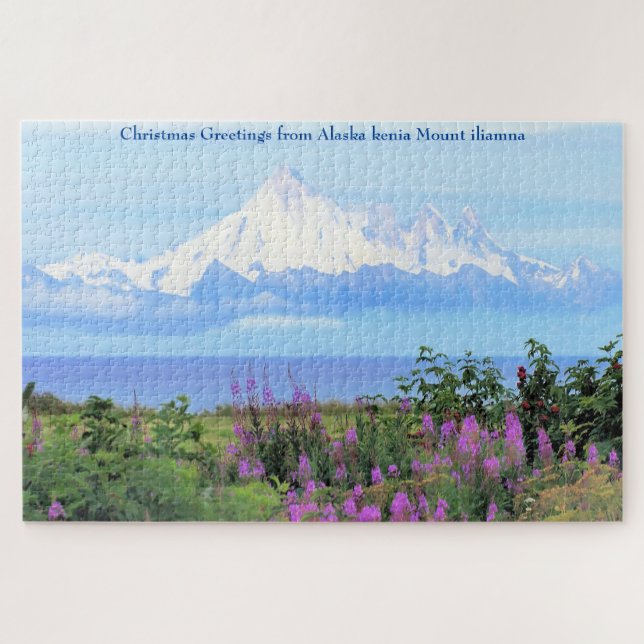 Alaska kenia Mount iliamna Jigsaw Puzzle (Horizontal)