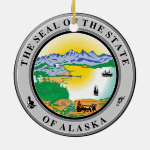 Alaska* Keramik Weihnachtsfeier Keramikornament