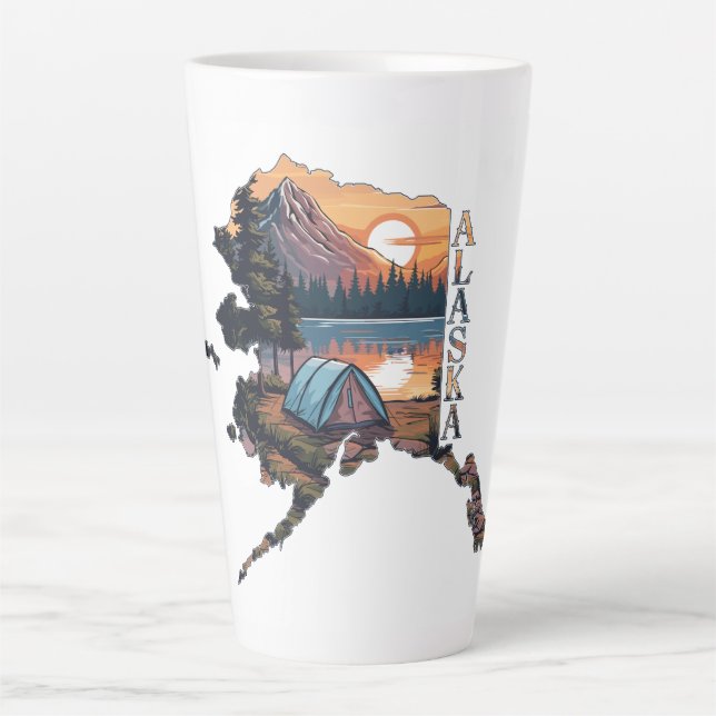 Alaska Kontur Camping Milchtasse (Vorderseite)