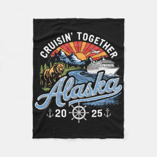 Alaska-Kreuzfahrt 2025 Familien-Sommerurlaub-Reise Fleecedecke