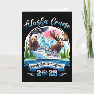 Alaska-Kreuzfahrt 2025 Gemeinsame Erinnerungen Gru Karte