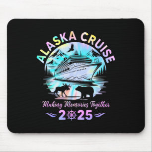 Alaska-Kreuzfahrt 2025 passende Familie Freunde Gr Mousepad