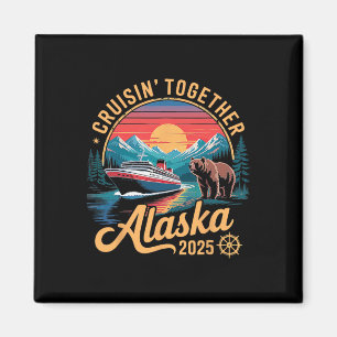 Alaska-Kreuzfahrt 2025 passende Familie Freunde Un Magnet