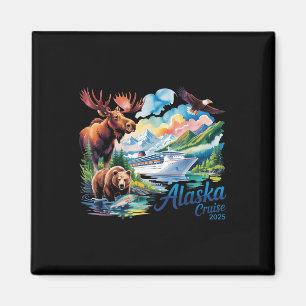 Alaska-Kreuzfahrt 2025 Passende Familie Freunde Un Magnet