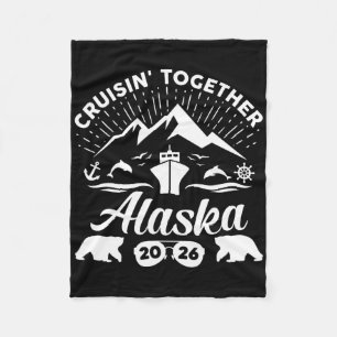 Alaska-Kreuzfahrt 2026 Familie Sommerurlaub Reise  Fleecedecke