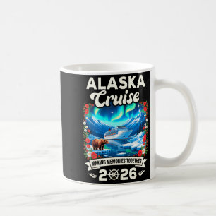 Alaska-Kreuzfahrt 2026 passende Familie und Freund Kaffeetasse